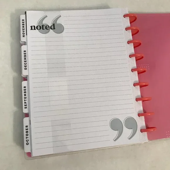 The Happy Planner Classic 18 Month Vertical Layout Hello Darling - Picture 7 of 12